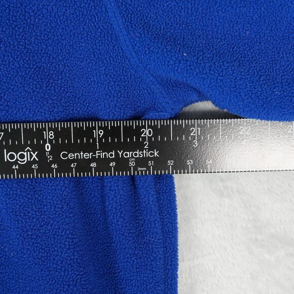 Wolverine Boots and Gear Sweater Mens XL Blue Fleece Quarter Zip Sweatshirt - Picture 7 of 8